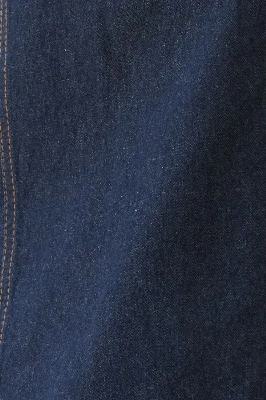 Sleeveless Open-Back Denim Top