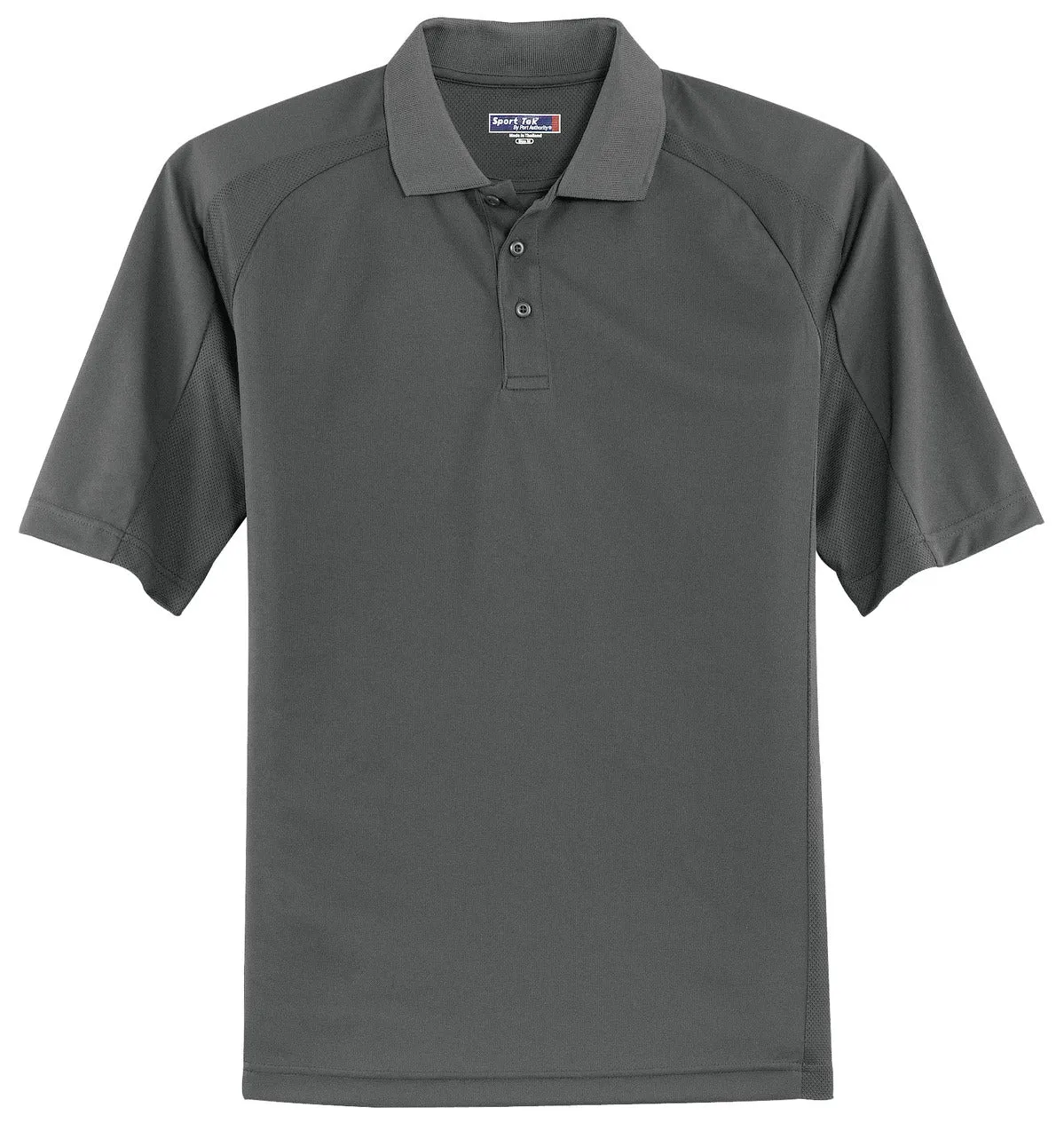 Sport-Tek Dri-Mesh Pro Polo. T474 Steel