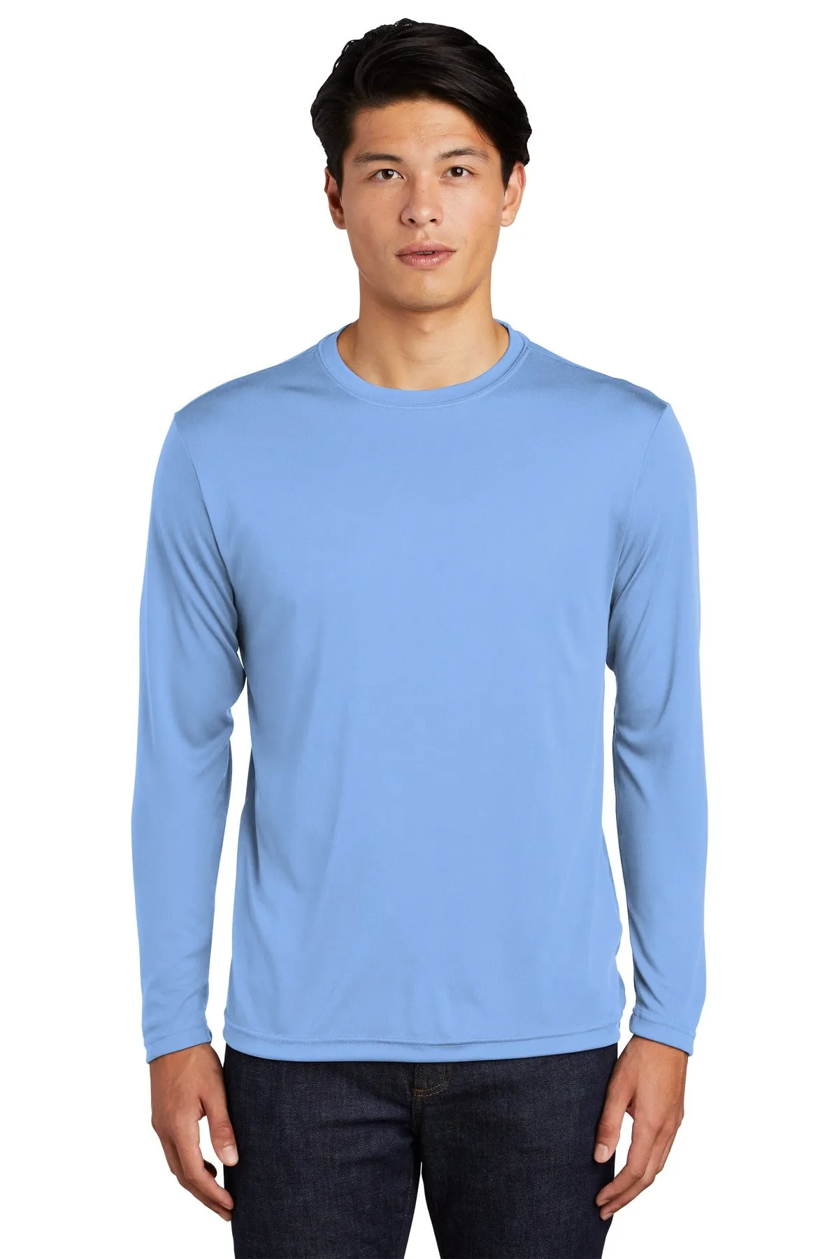 Sport-Tek Long Sleeve PosiCharge Competitor Tee. ST350LS Carolina Blue