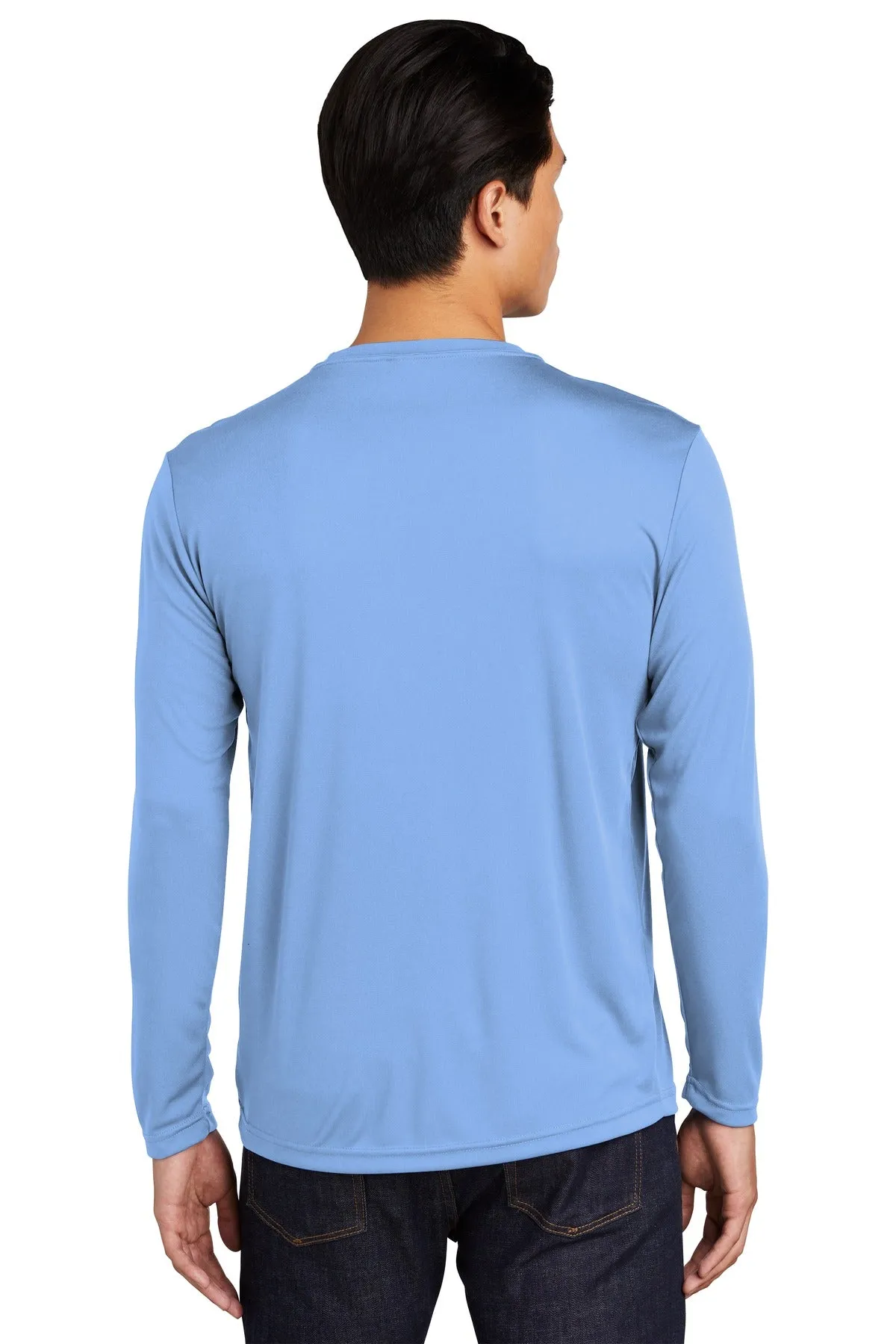 Sport-Tek Long Sleeve PosiCharge Competitor Tee. ST350LS Carolina Blue