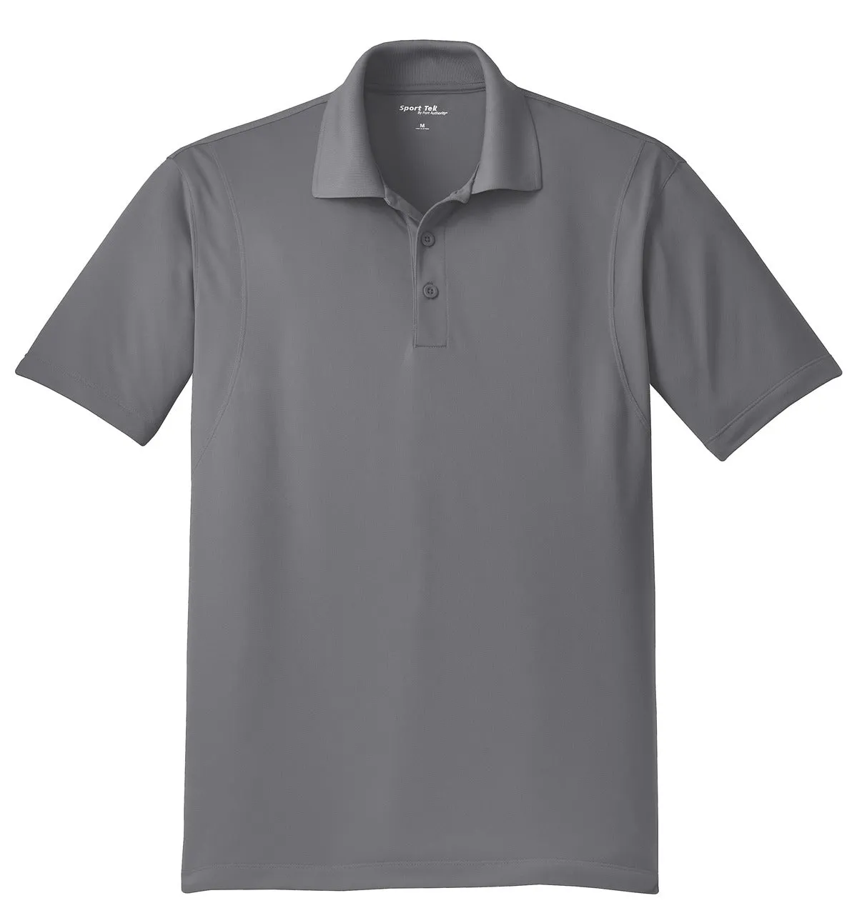 Sport-Tek Tall Micropique Sport-Wick Polo. TST650 Grey Concrete Tall