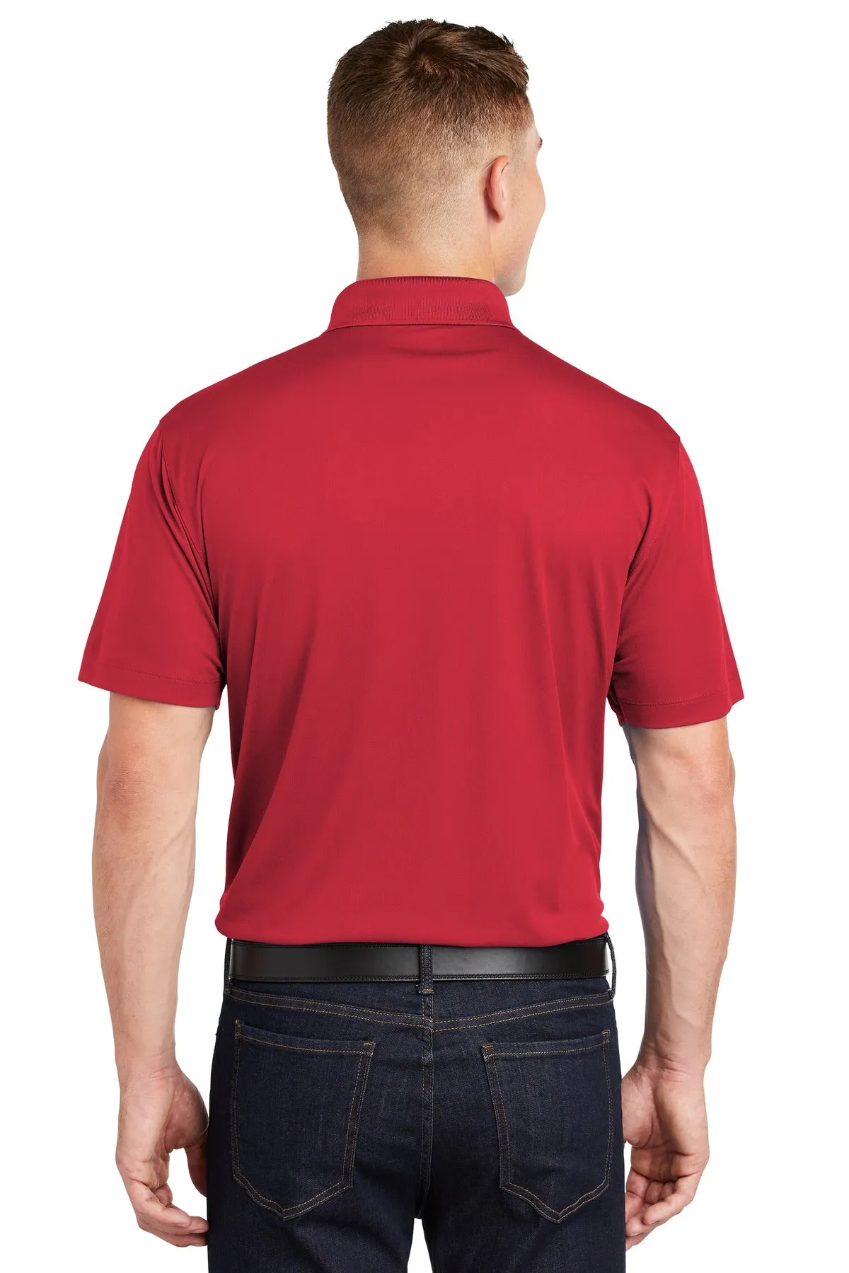Sport-Tek Tall Micropique Sport-Wick Polo. TST650 True Red Tall