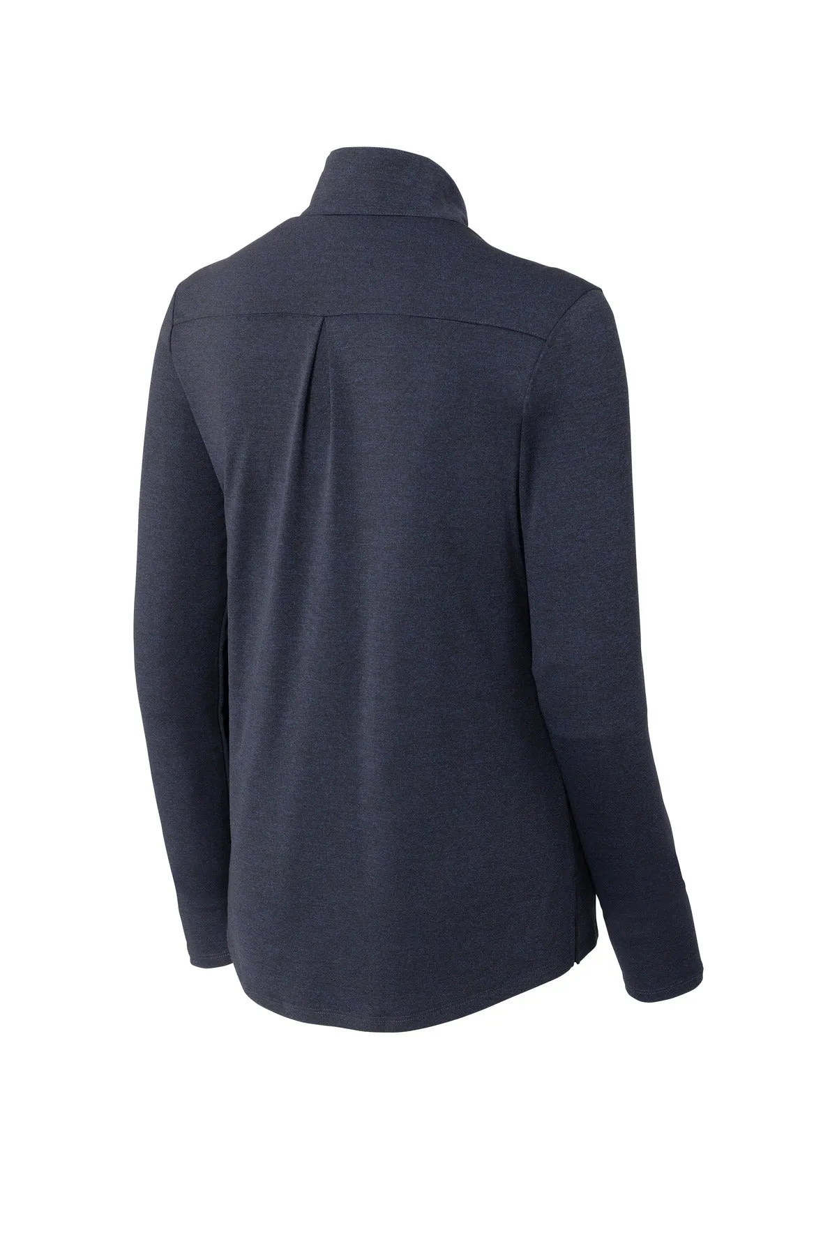 Sport-Tek  Women's Endeavor 1/2-Zip Pullover. LST469 Deep Navy Heather