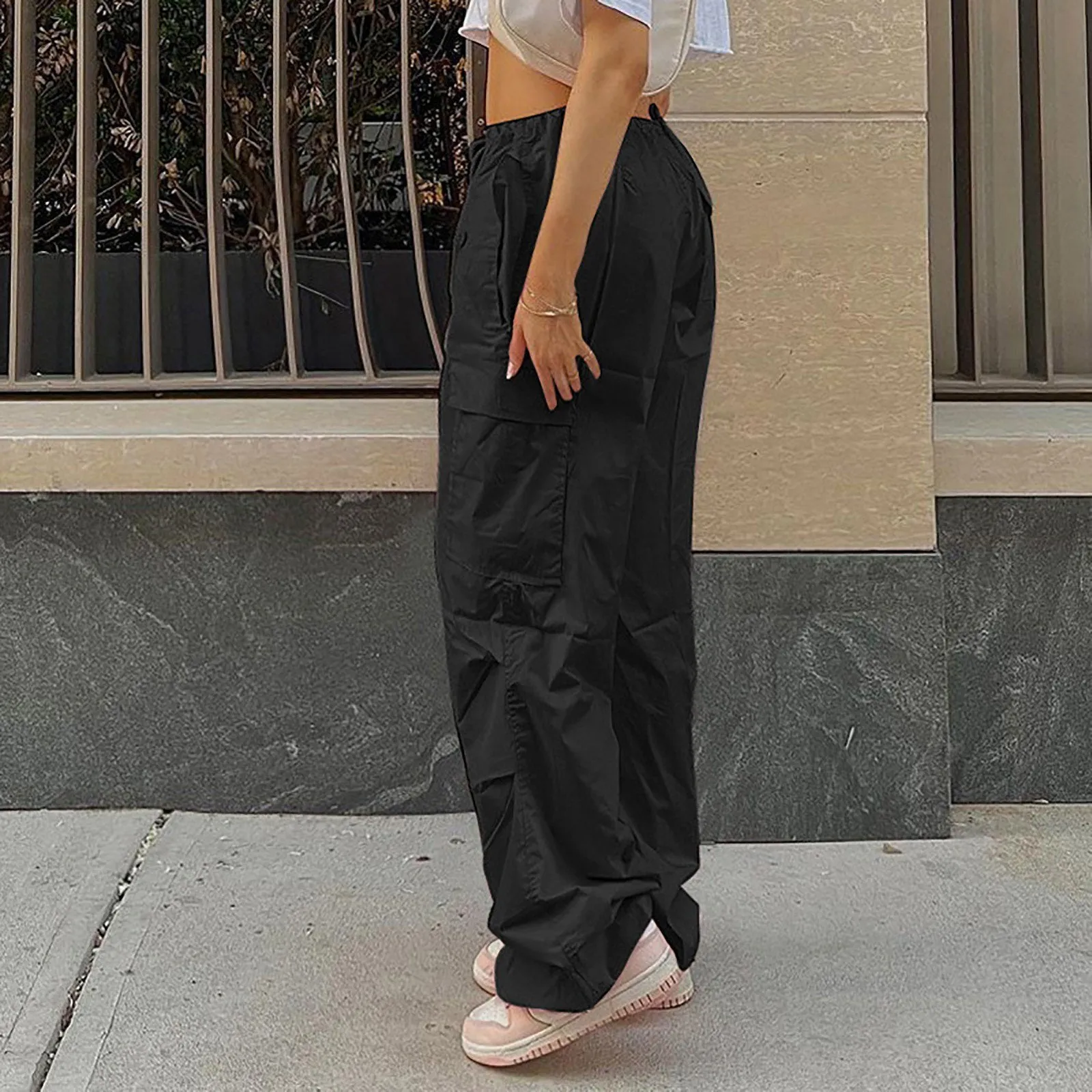 Straight Wide Leg Loose Casual Trousers Pant