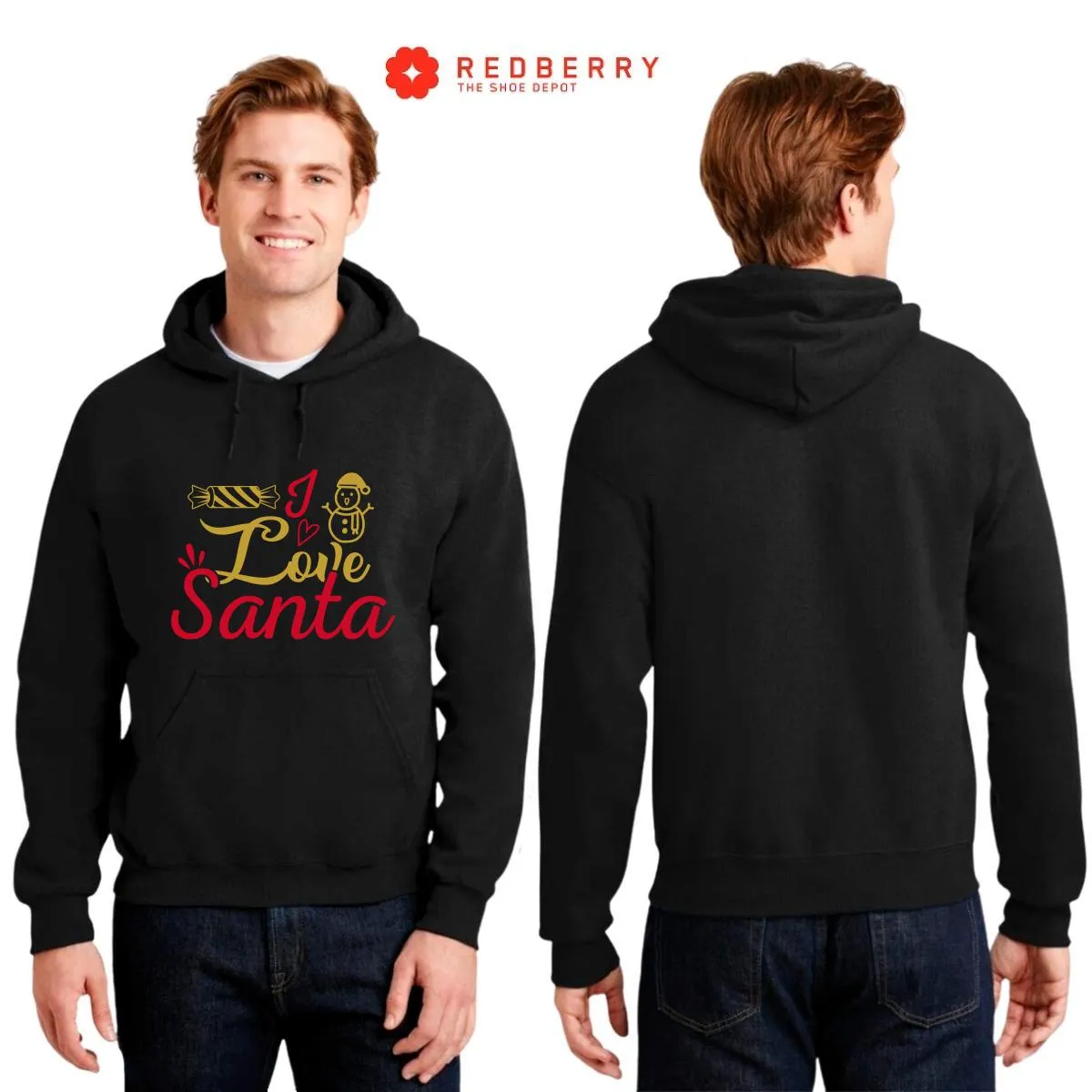 Sudadera Navideña Hombre Deportiva Hoodie 050