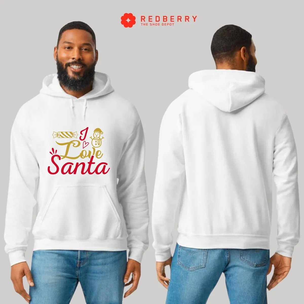 Sudadera Navideña Hombre Deportiva Hoodie 050