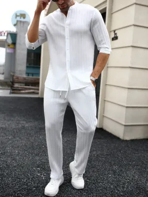 Summer dress shirts| Men's Plain Spring/Summer Casual