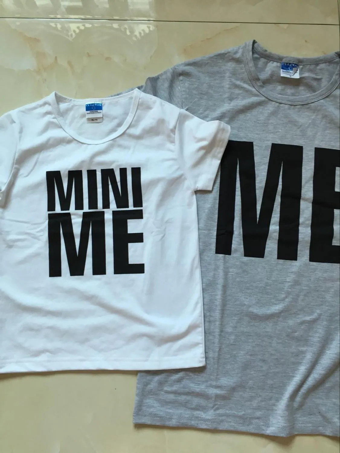 summer family matching outfits letter me mini me father and son clothes cotton family look T- shirt family matching clothes