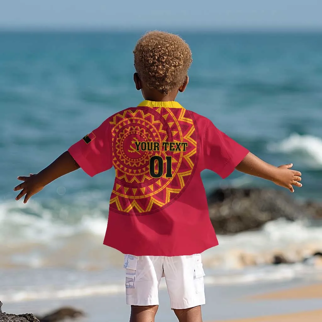 Support Palancas Negras - Red Angola Football Kid Hawaiian Shirt LT01
