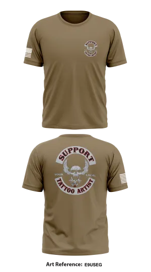 Support Tattoo Store 1 Core Men's SS Performance Tee - E9uSEG