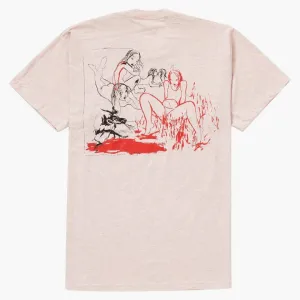 Supreme Heroines Tee Heather Light Pink