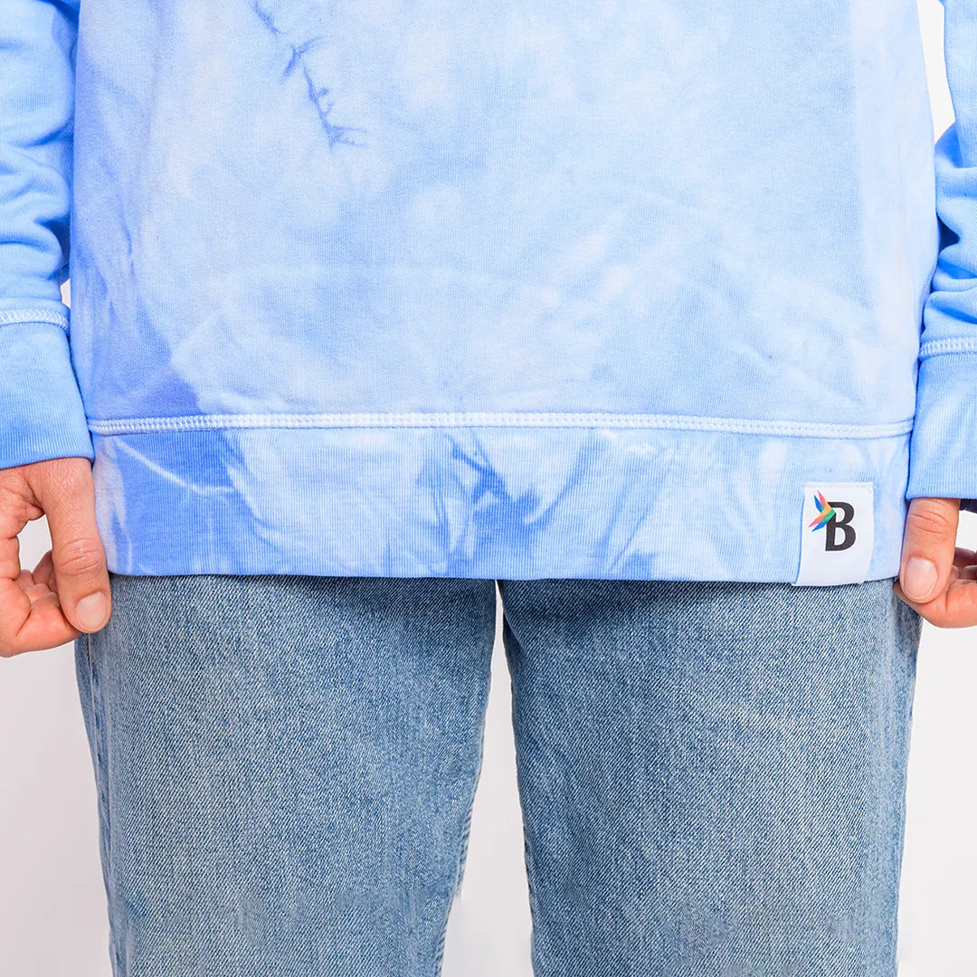 Sweater “Clouds” - sky blue