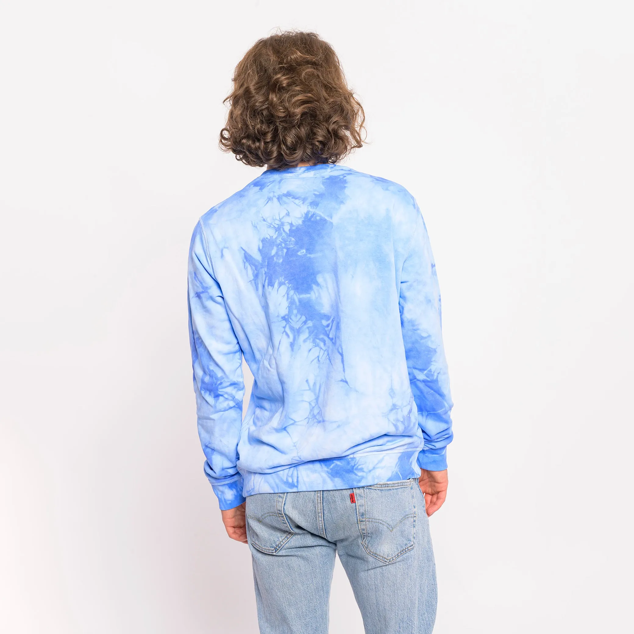 Sweater “Clouds” - sky blue