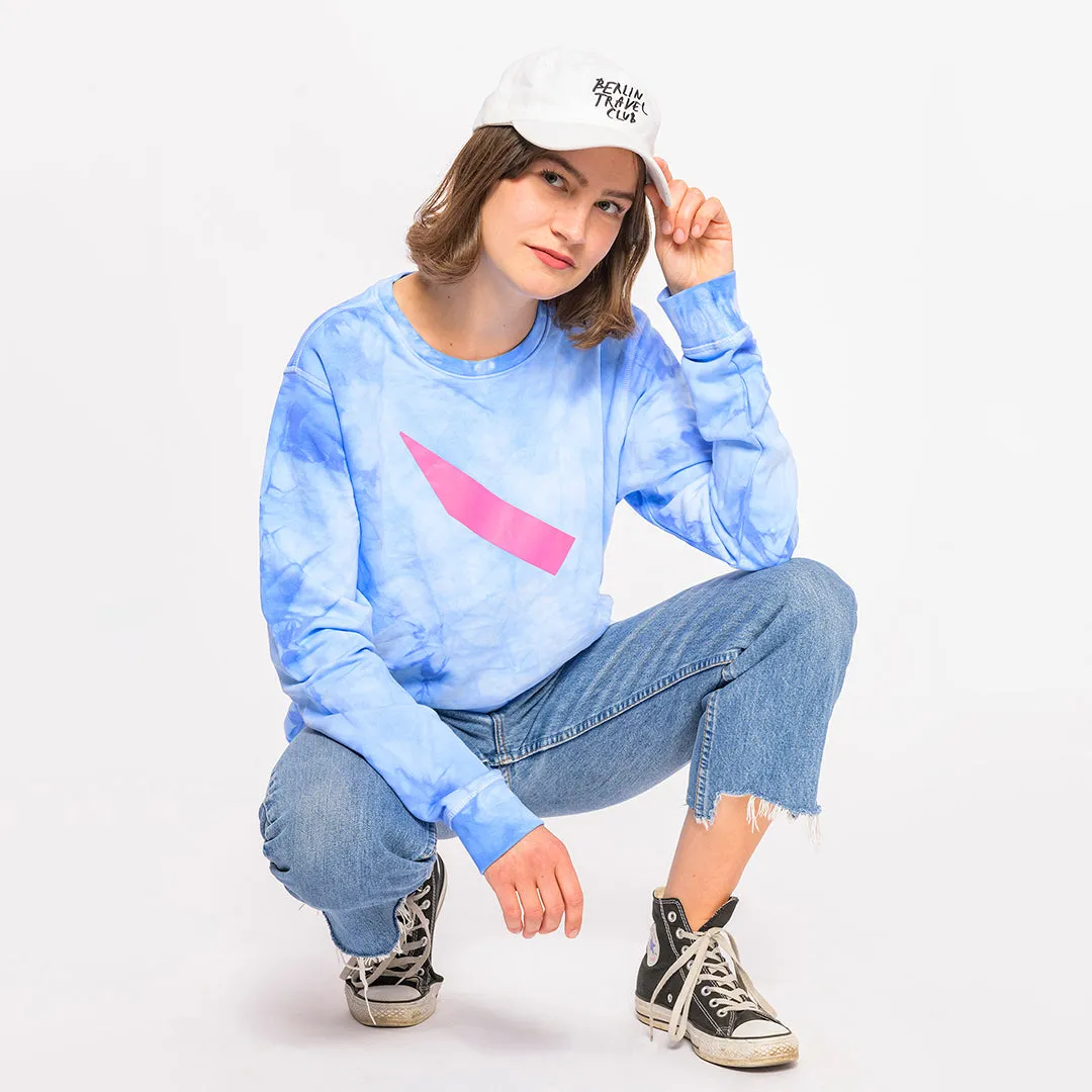 Sweater “Clouds” - sky blue