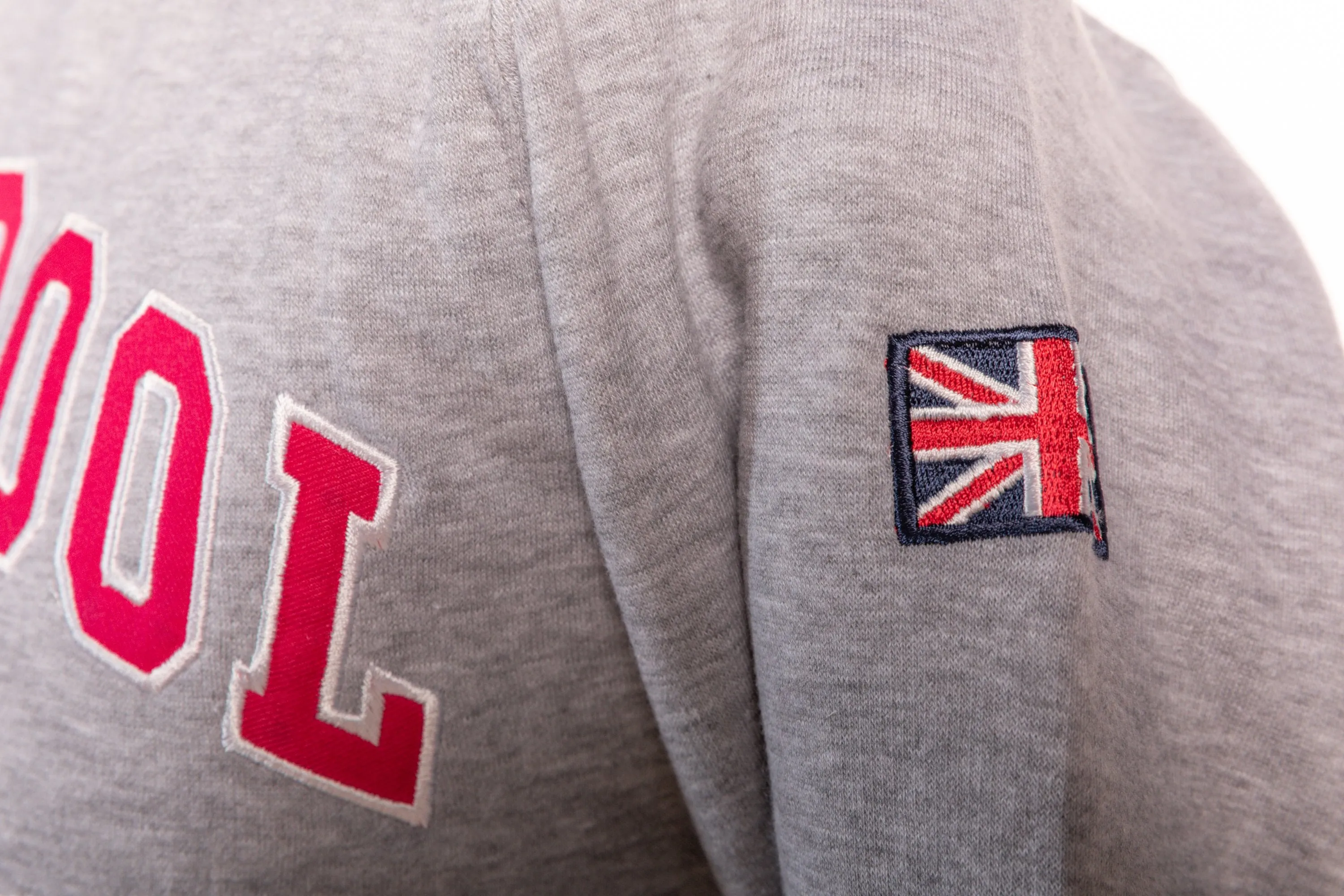 Sweatshirt Liverpool England Grey Pink Pullover Youth