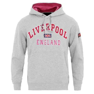 Sweatshirt Liverpool England Grey Pink Pullover Youth