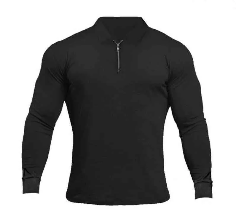 T-Shirt Men Longsleeve Polo Shirt - Long Sleeve Polo Shirt Men Casual Wear