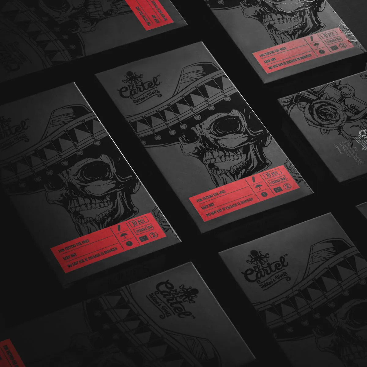 Tattoo needles EL CARTEL 0.35 7RS SHADER 25pcs.
