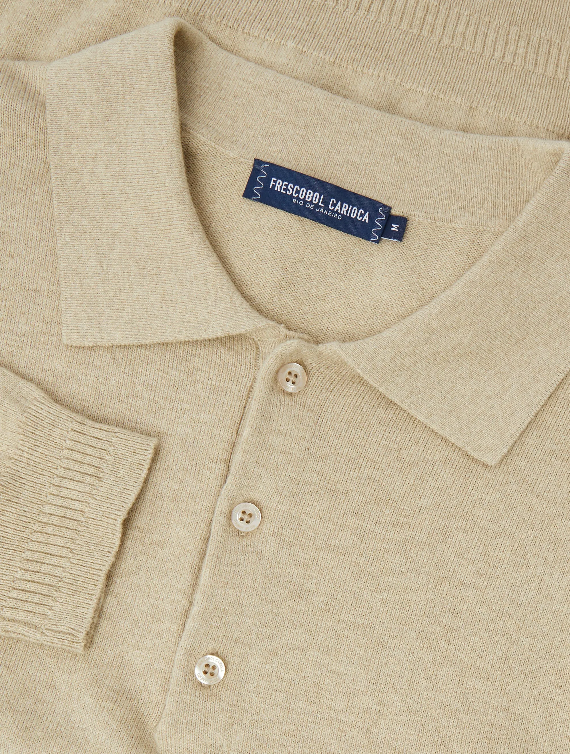 TEO COTTON-CASHMERE POLO