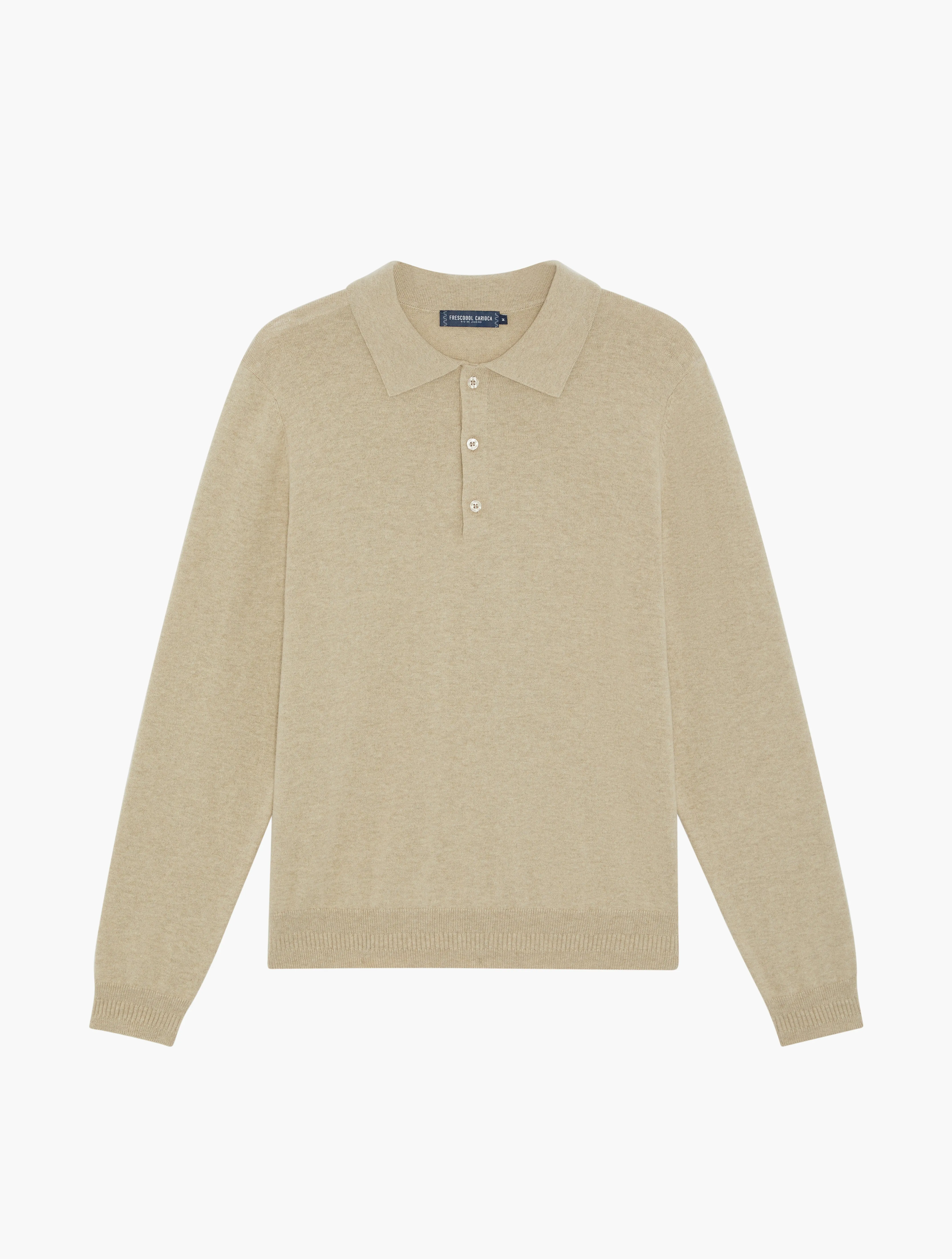 TEO COTTON-CASHMERE POLO