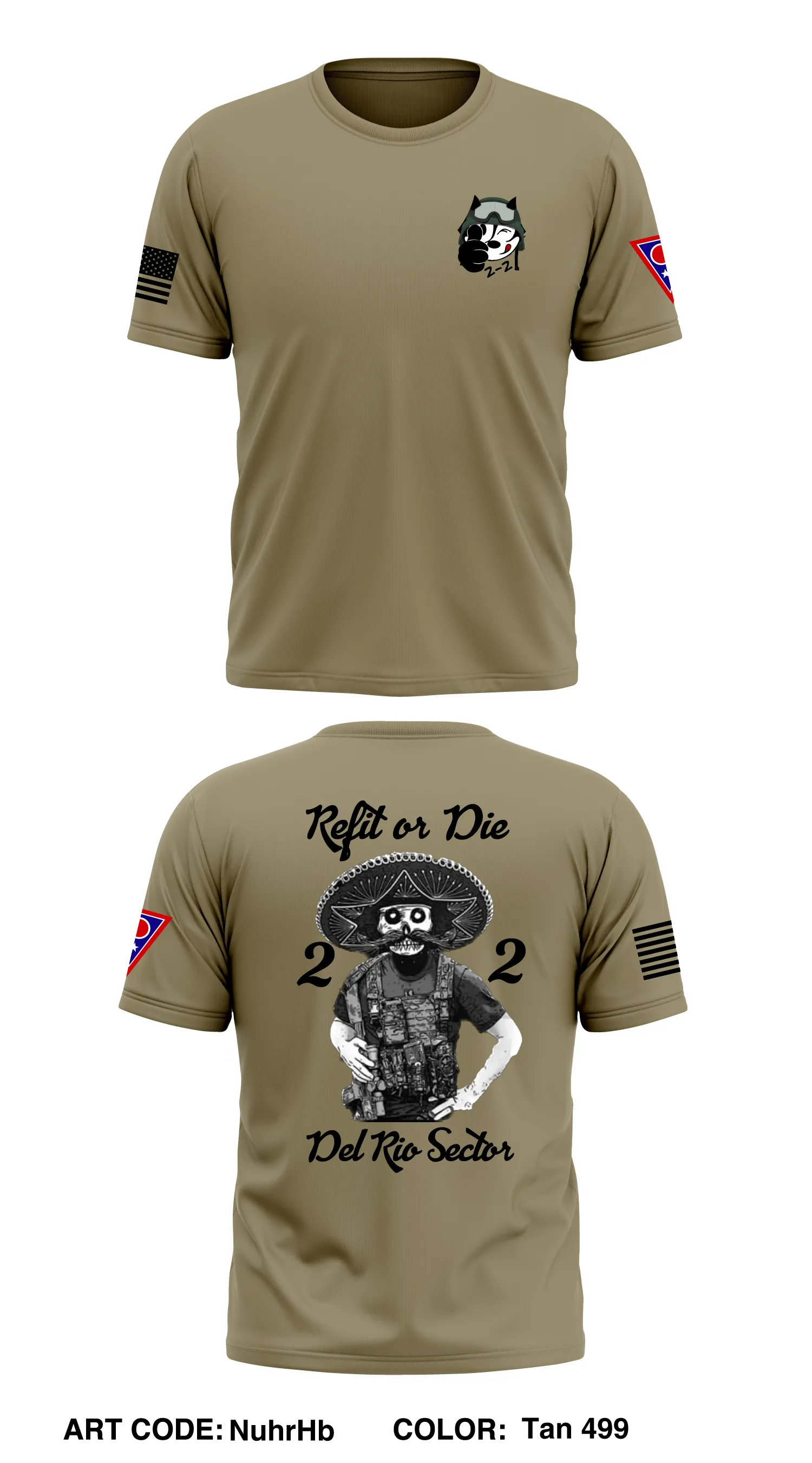 Tf East, 838th MP Co Core Men's SS Performance Tee - NuhrHb