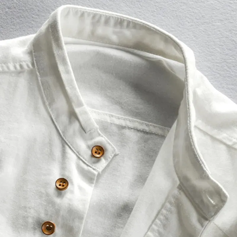 The Benjamin™ | Stylish Men's Slim Fit Shirt with Stand-up Collar