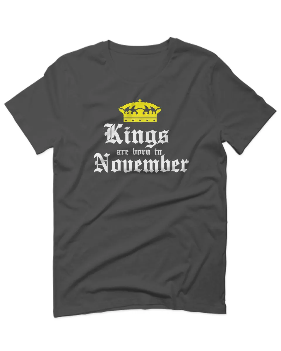 The Best Birthday Gift Kings are Born in November For men T Shirt
