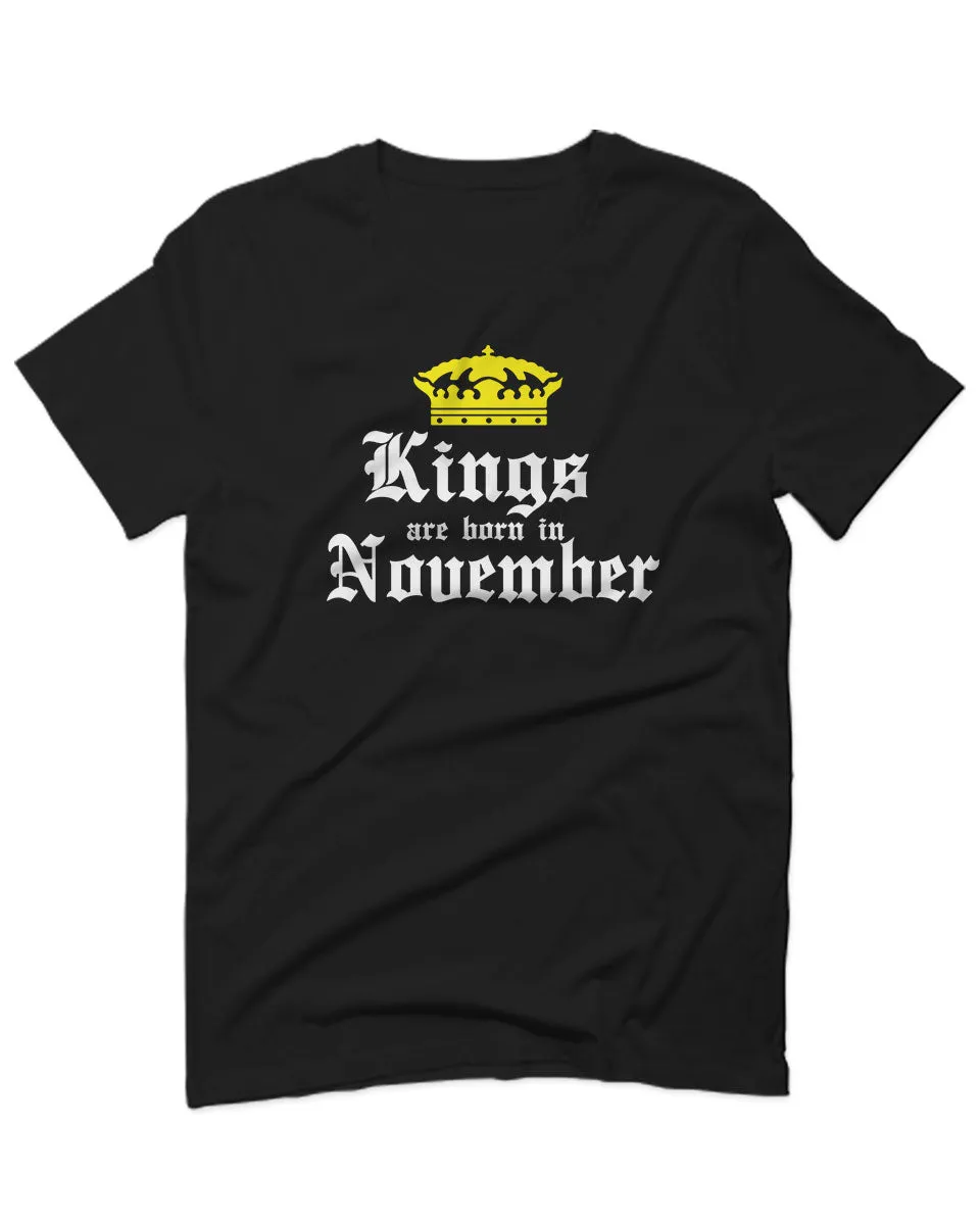 The Best Birthday Gift Kings are Born in November For men T Shirt
