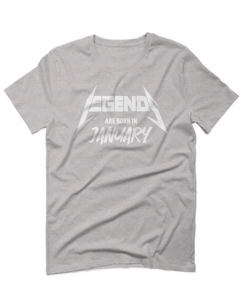 The Best Birthday Gift Legends are Born in January For men T Shirt