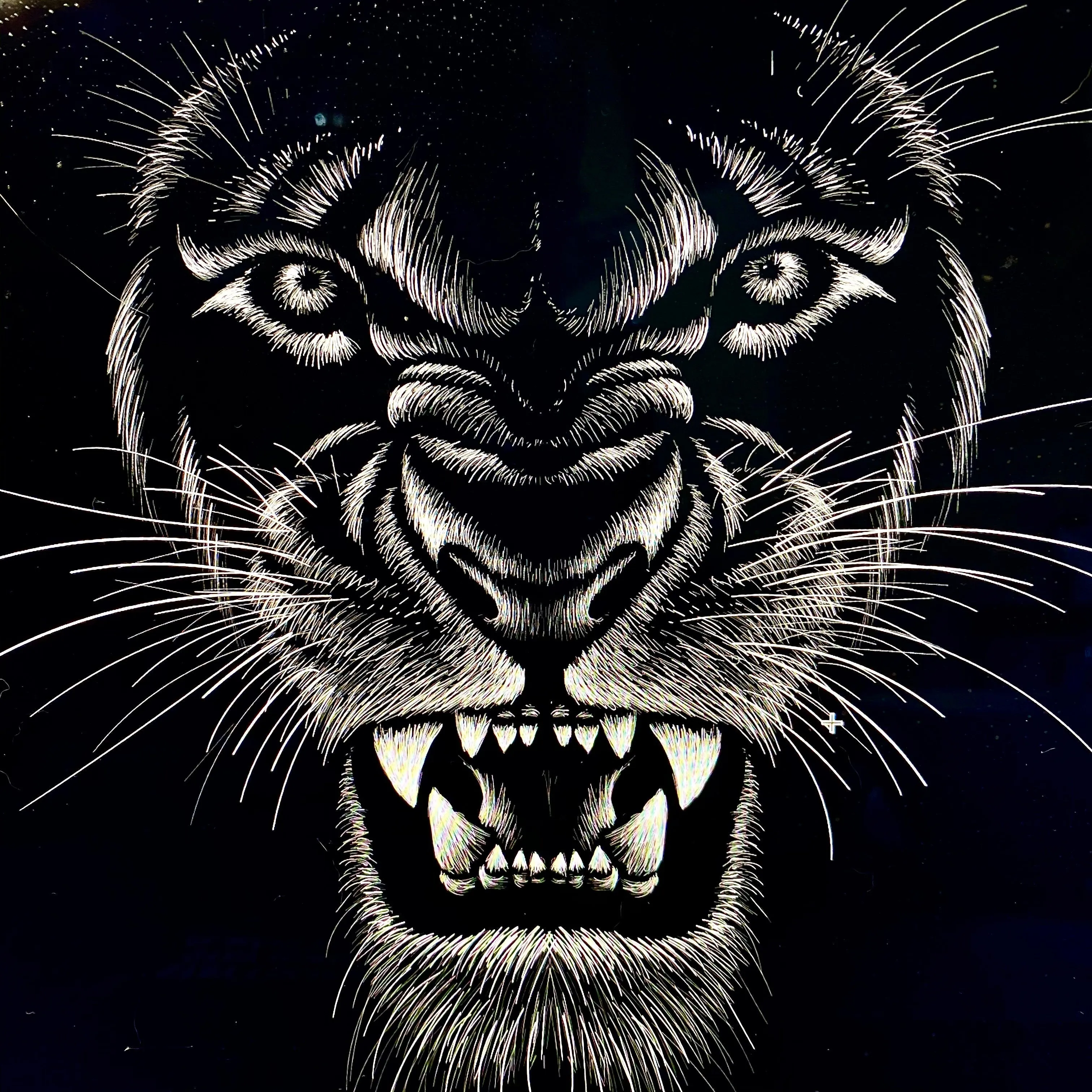 The Black Panther Nova Black Styling Japanese Shear 8 Inch
