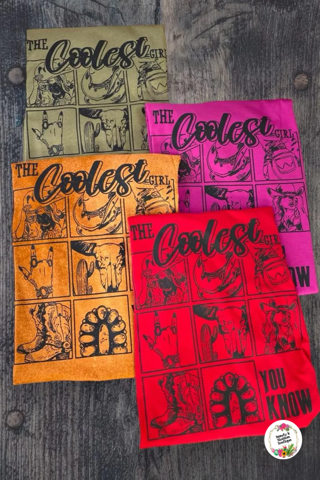 THE COOLEST GIRL YOU KNOW TEE- 39