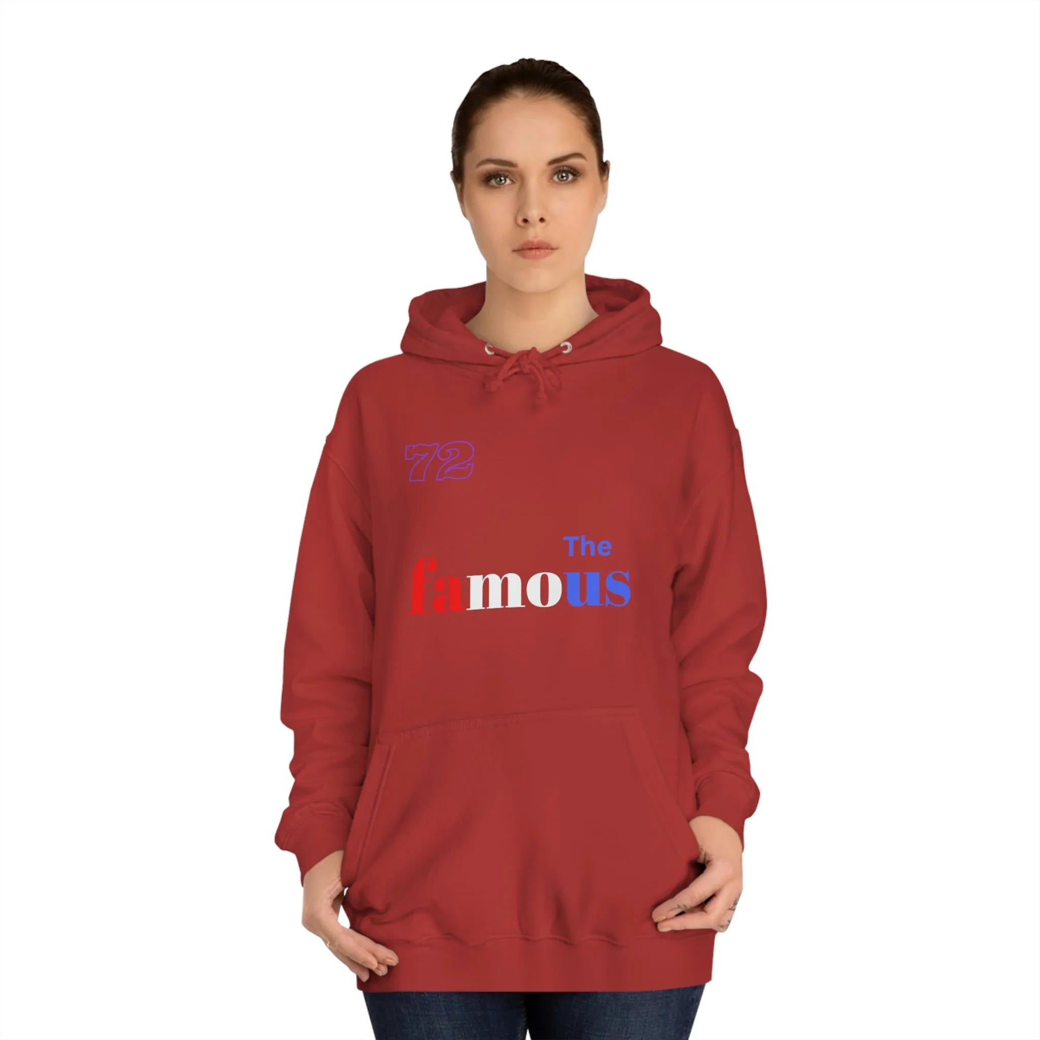 'THE FAMOUS' Unisex College Hoodie