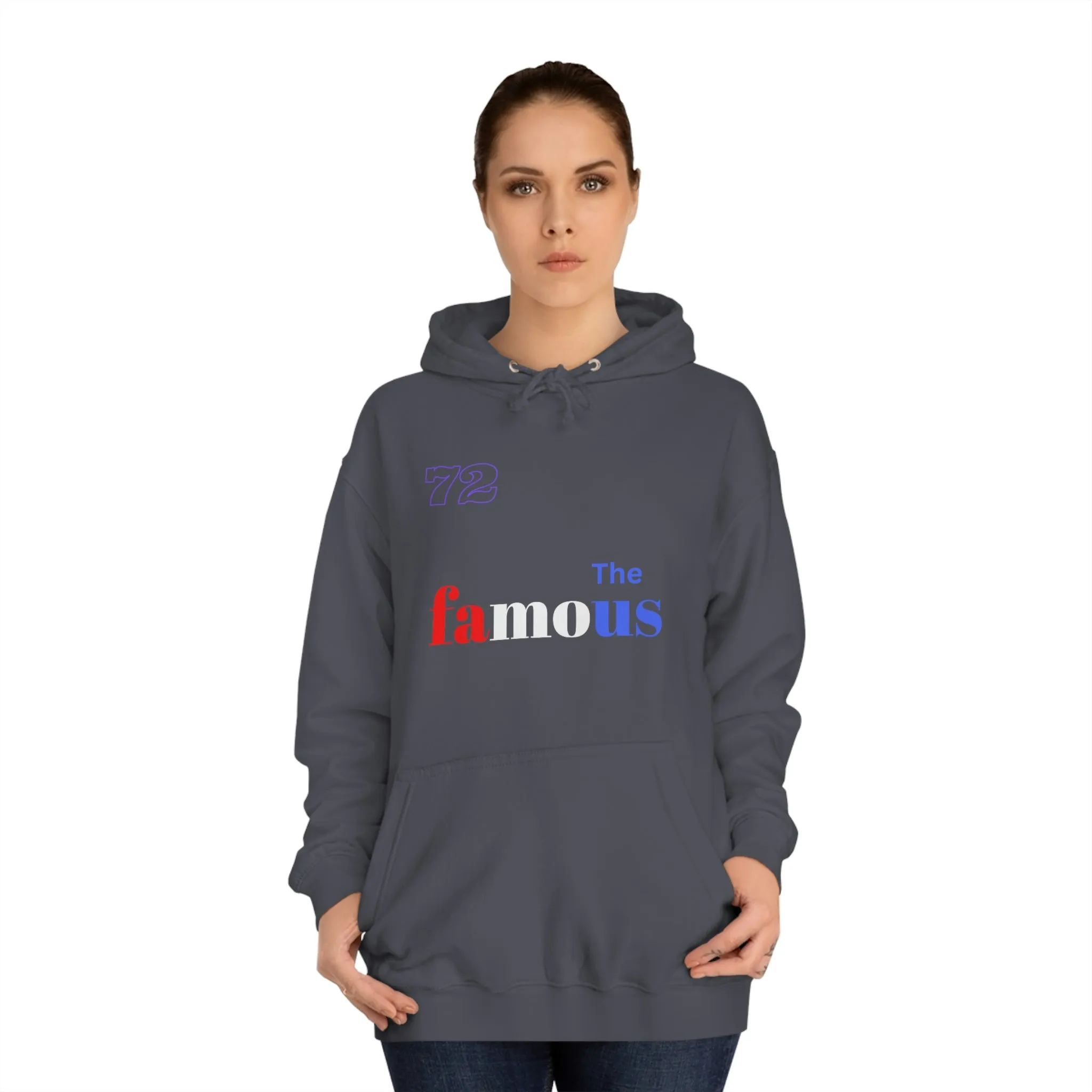 'THE FAMOUS' Unisex College Hoodie