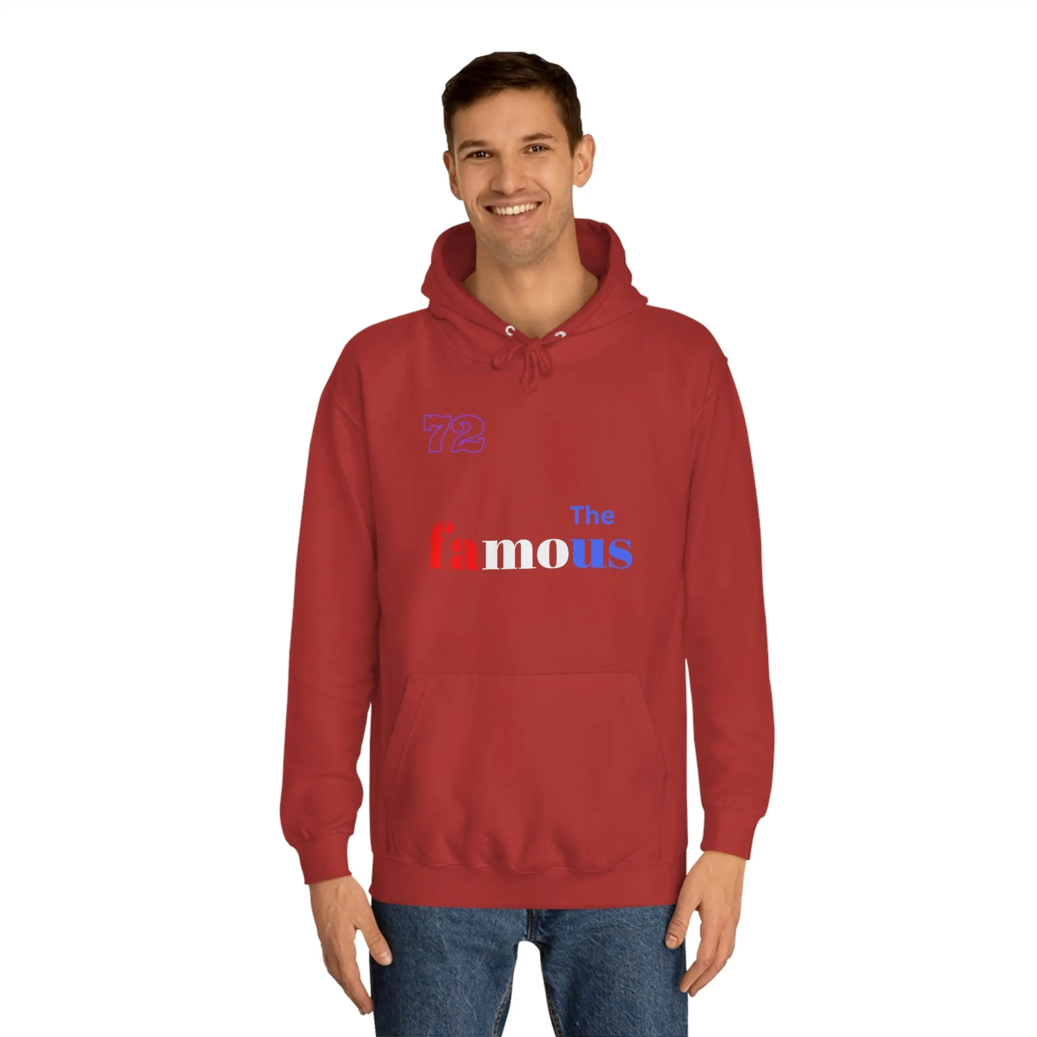 'THE FAMOUS' Unisex College Hoodie