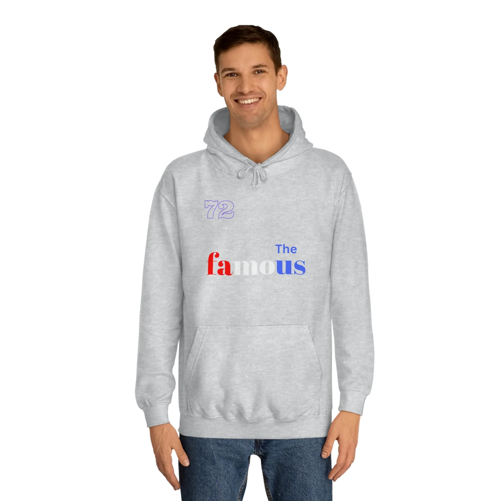 'THE FAMOUS' Unisex College Hoodie