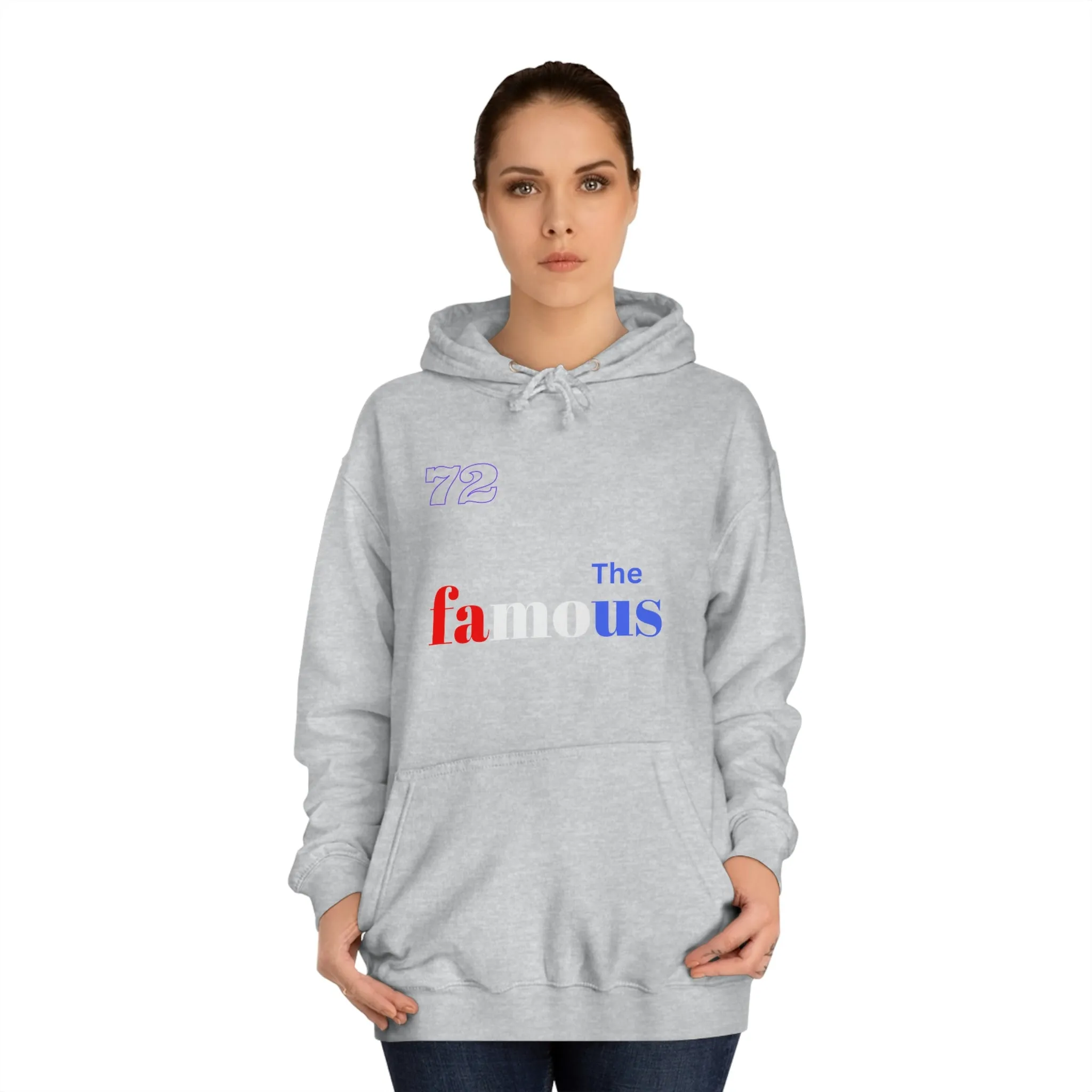 'THE FAMOUS' Unisex College Hoodie
