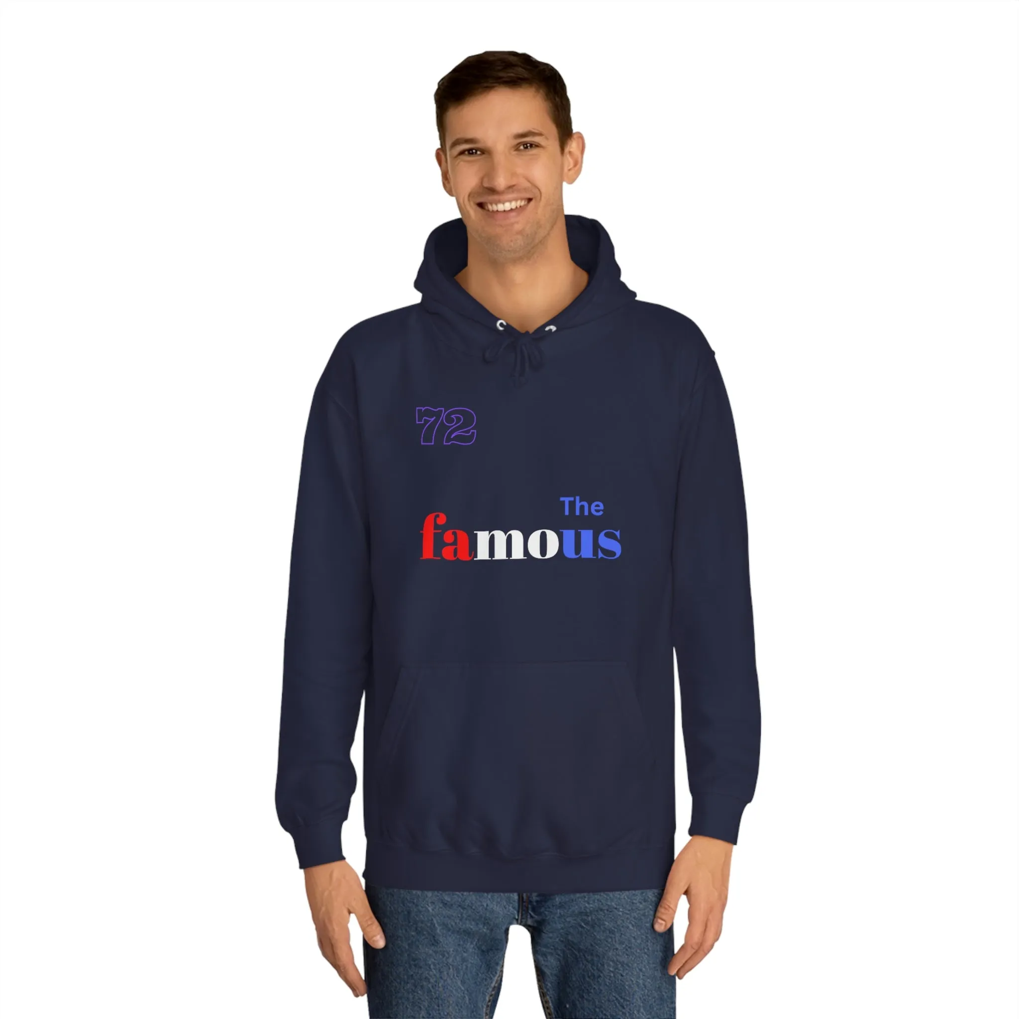 'THE FAMOUS' Unisex College Hoodie