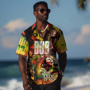The Legend of Reggae One Love Hawaiian Shirt Bob Colorful Art DT02
