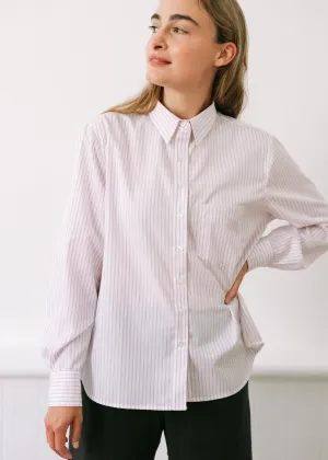 The Loren Top - Pink Stripe
