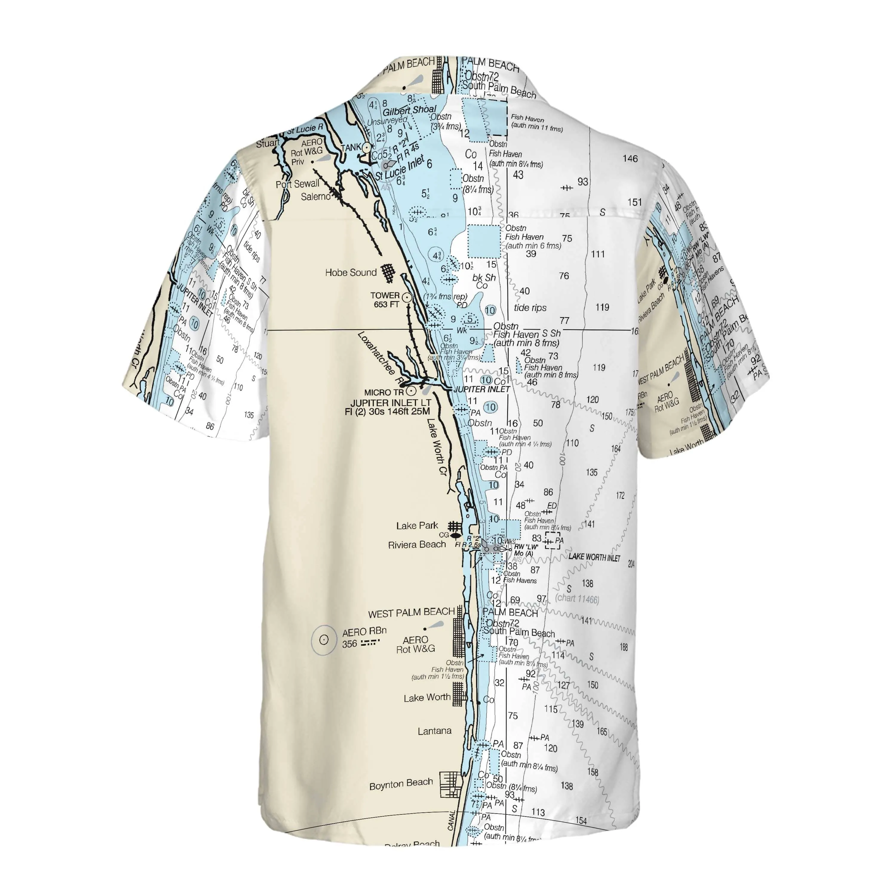 The West Palm Beach Coconut Button Camp Shirt
