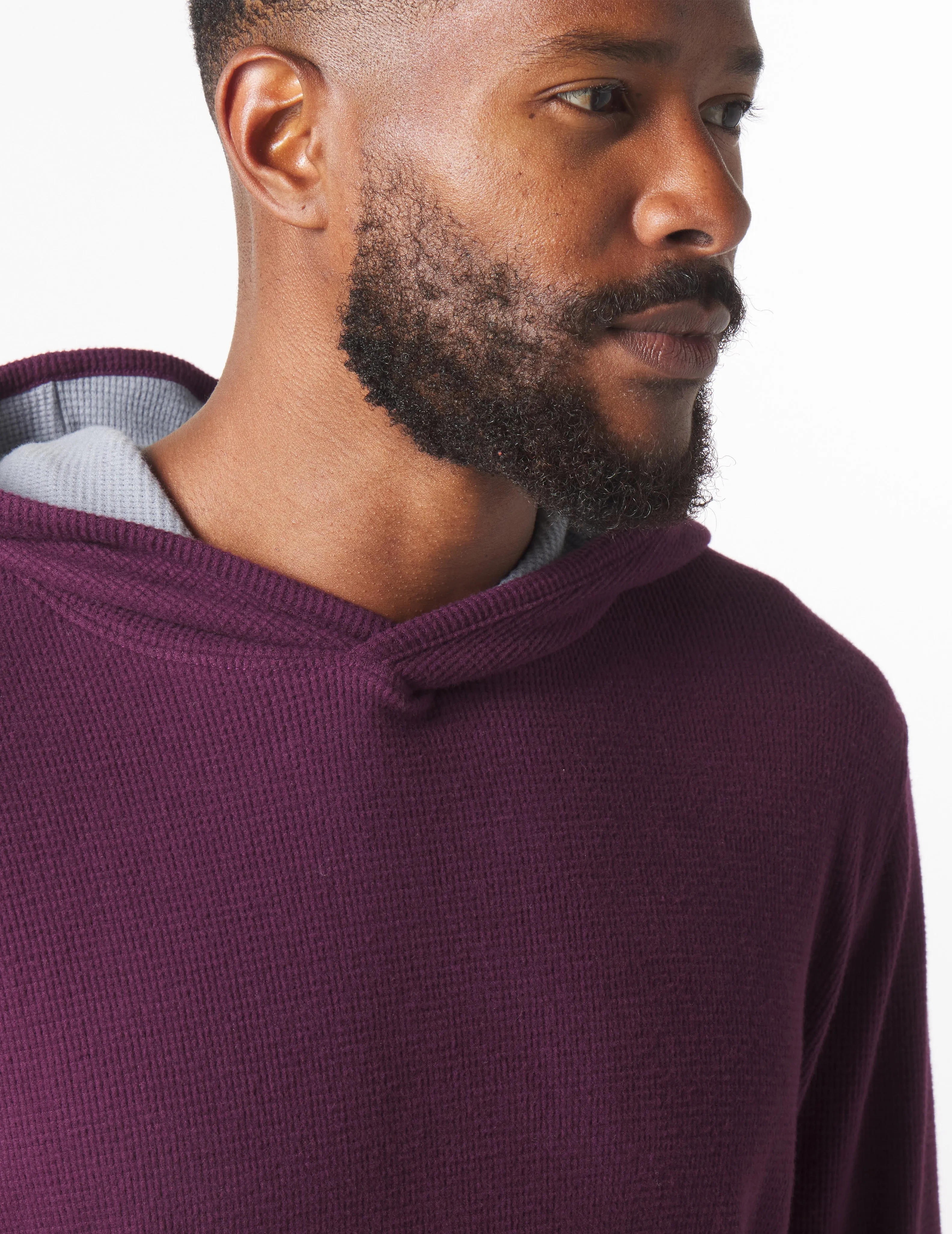 Thermasof Hoodie: Mulberry