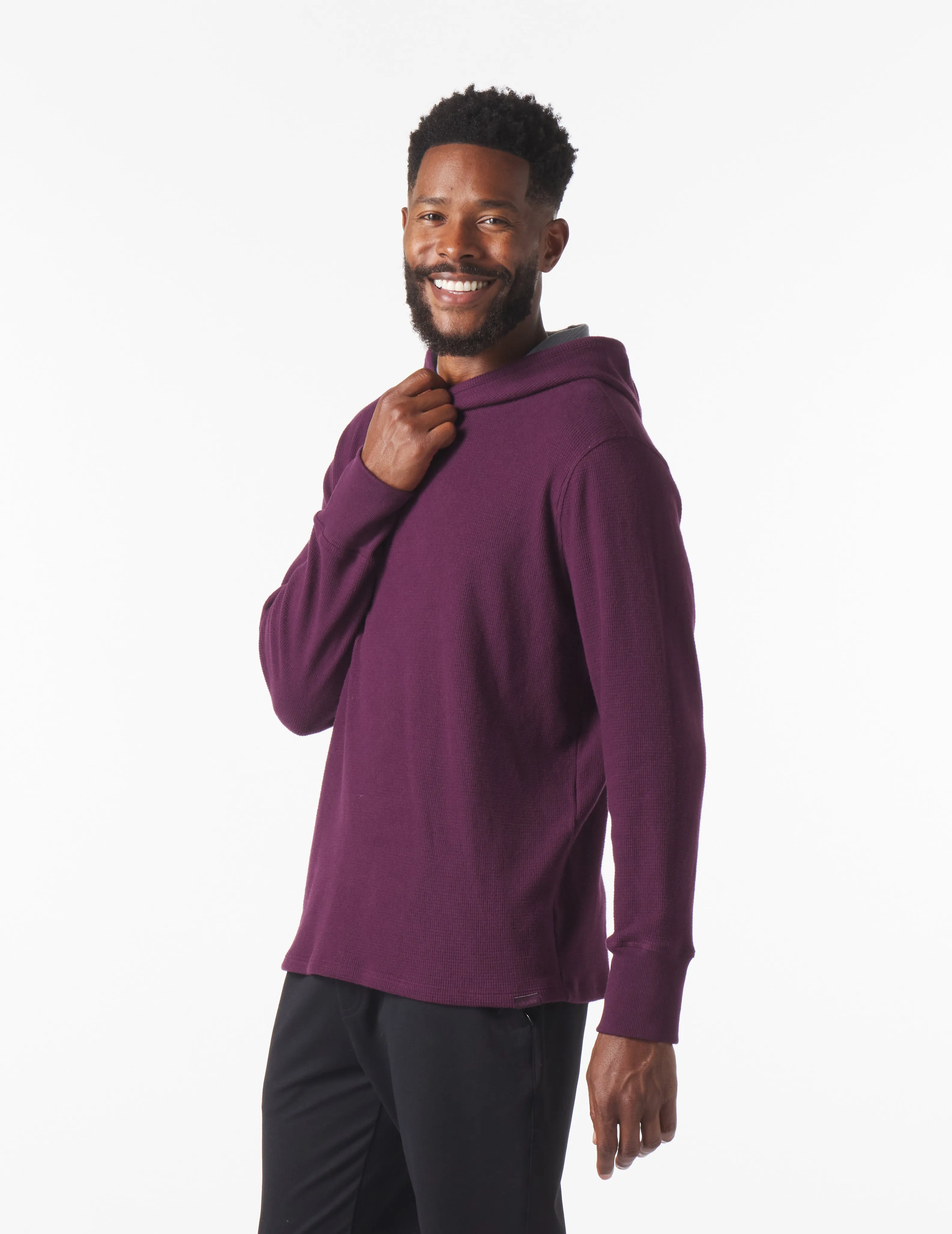Thermasof Hoodie: Mulberry