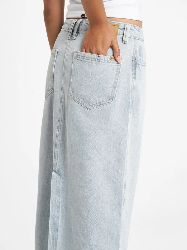 THRILLS // Frankie Skirt FADED DUST BLUE