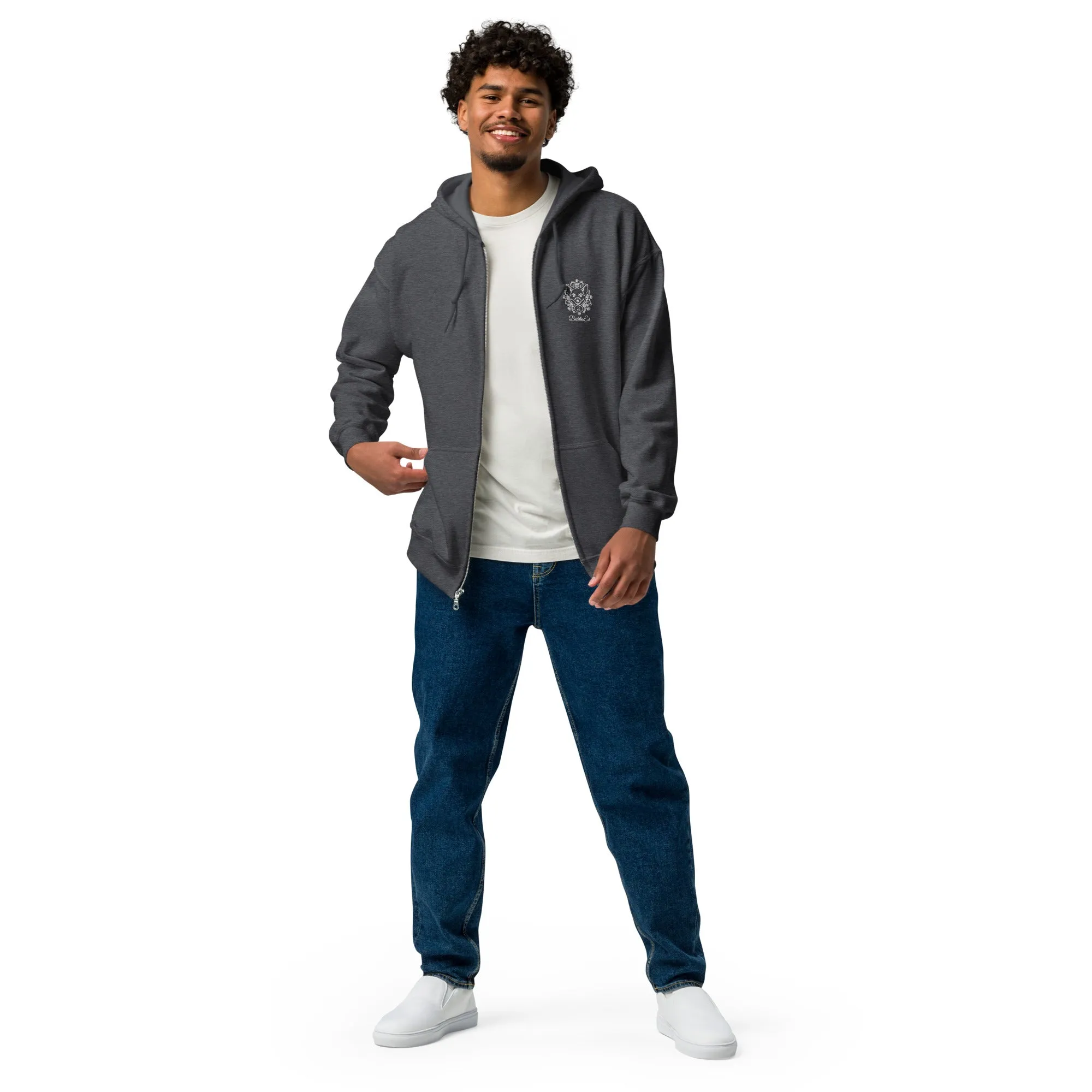 Throw Me to the Wolves Unisex heavy blend zip hoodie