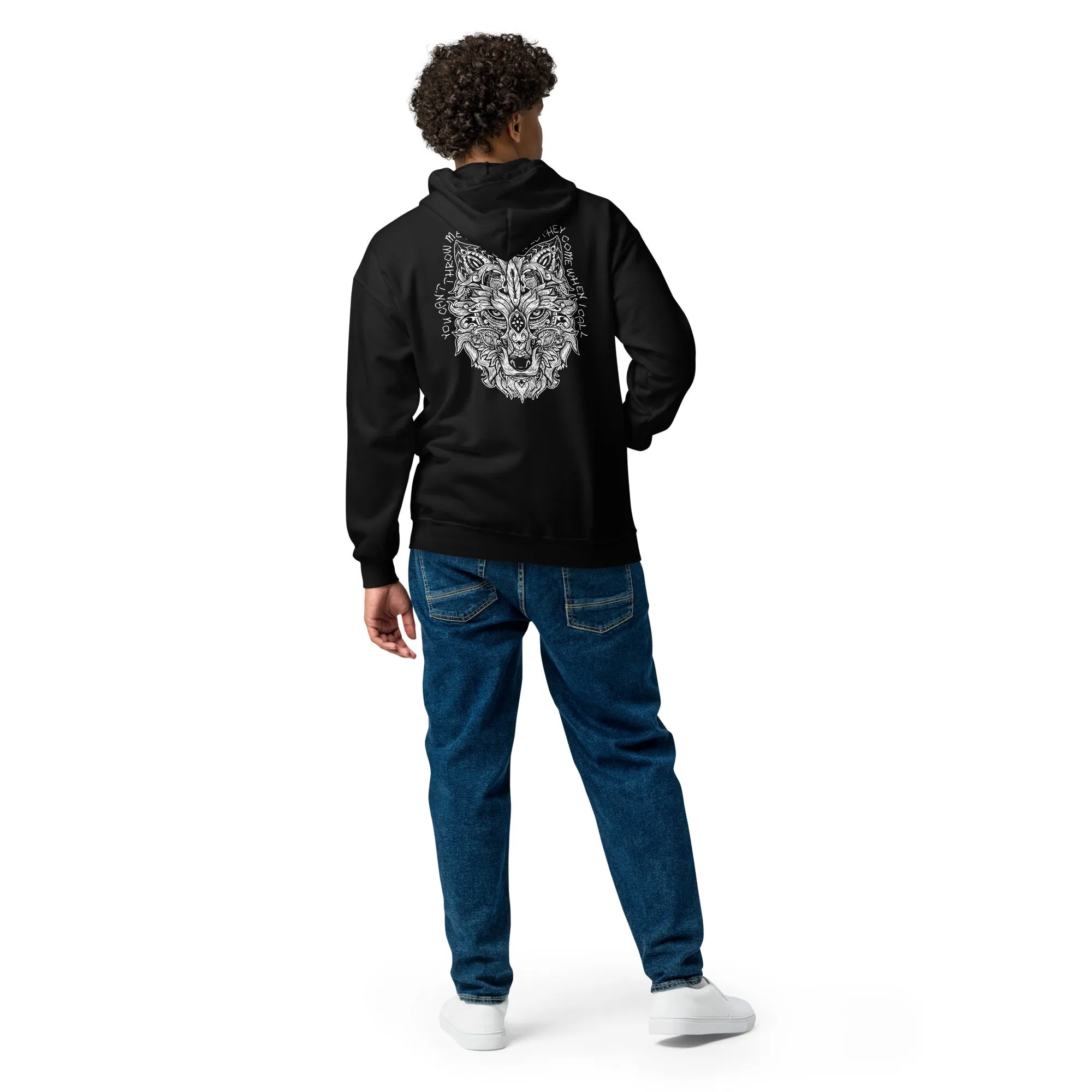 Throw Me to the Wolves Unisex heavy blend zip hoodie