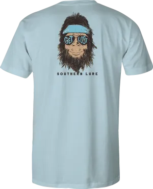 Toddler Short Sleeve Tee Get Lost - Sky Blue