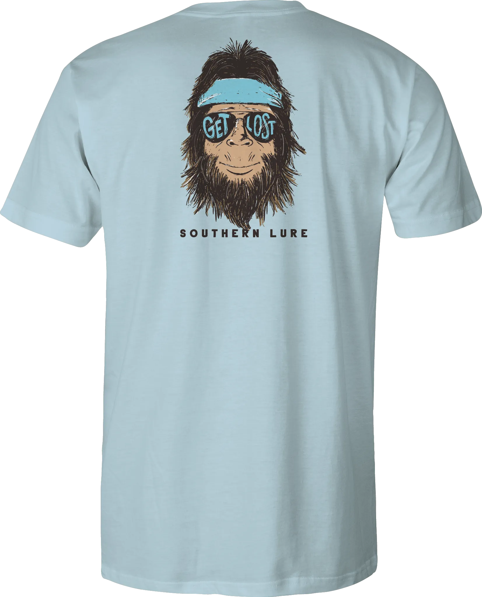 Toddler Short Sleeve Tee Get Lost - Sky Blue