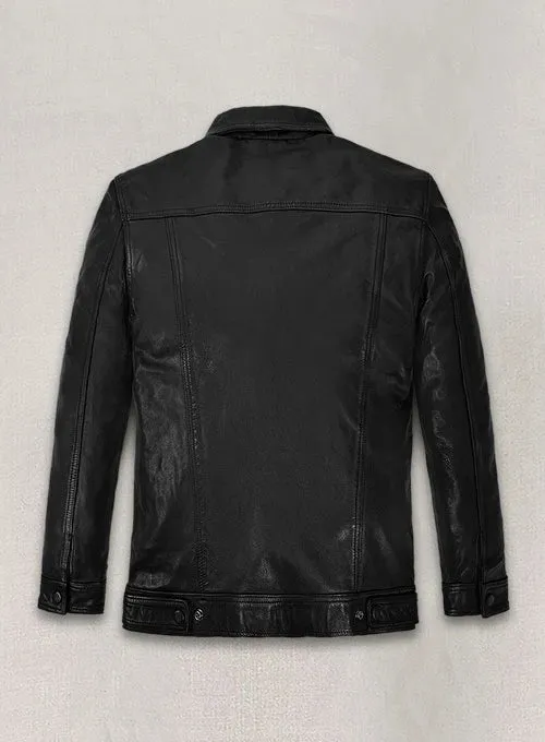 Tom Holland Uncharted Black Leather Jacket