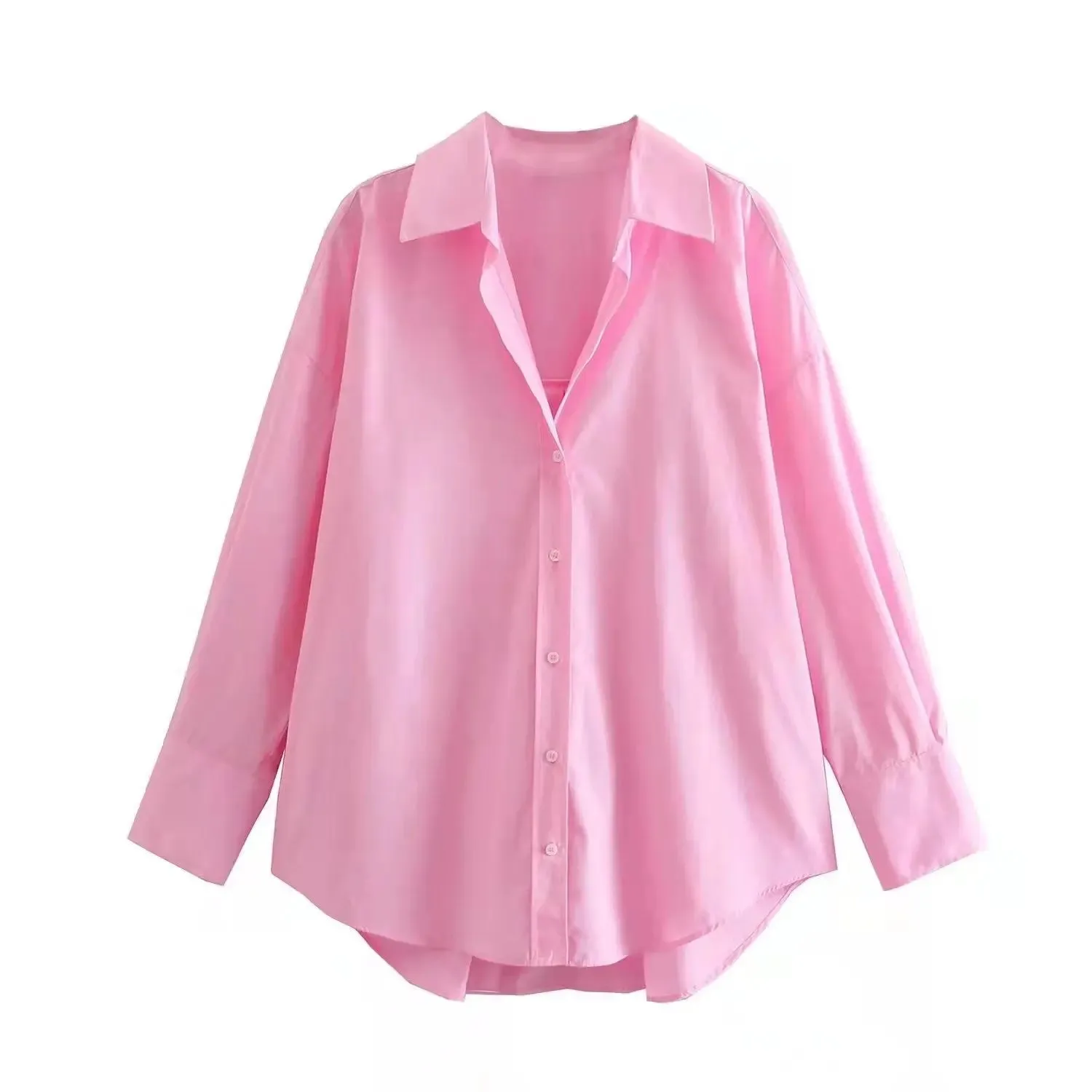 TRAF Women Multicolour Button Up Shirt