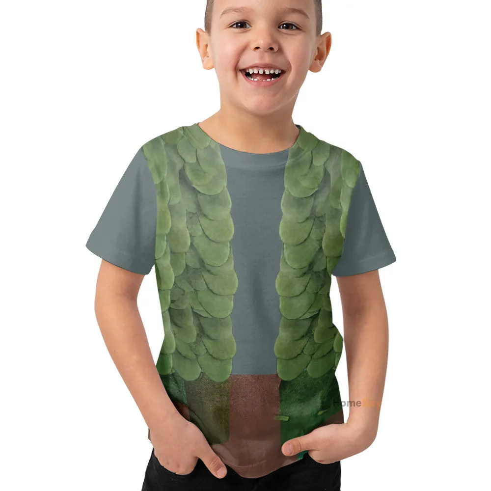 Trolls Branch Cosplay Costume Kid Tshirt
